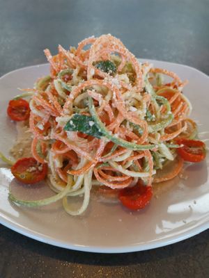 Spaghetti Raw at Healthy Be Good in Gran Canaria