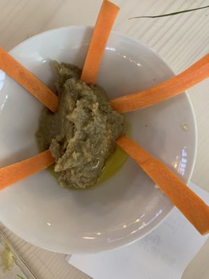 dippers (babbaganoush) at Healthy Be Good in Gran Canaria