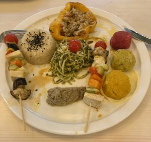 So many flavours! Yum! at Healthy Be Good in Gran Canaria