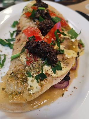 Healthy Piadina at Healthy Be Good in Gran Canaria