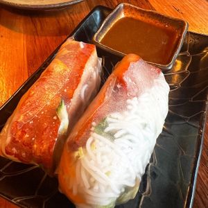 Rice paper rolls  at Straight Outta Saigon in Melbourne