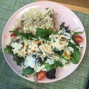 We loved this dish  at Izzy's Market Vegetarian Boutique in Vila Do Bispo