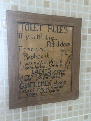 Very clean toilet  at Izzy's Market Vegetarian Boutique in Vila Do Bispo