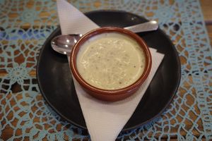 Mango chia dessert  at Izzy's Market Vegetarian Boutique in Vila Do Bispo