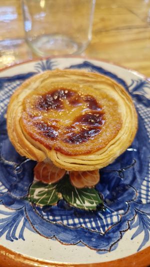 Pastel de nata! Amazing at Izzy's Market Vegetarian Boutique in Vila Do Bispo