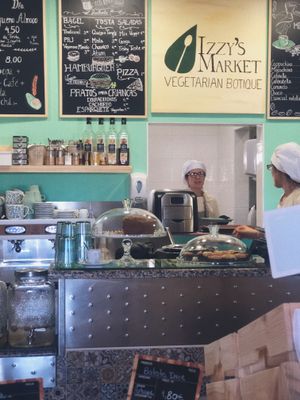 Interior at Izzy's Market Vegetarian Boutique in Vila Do Bispo