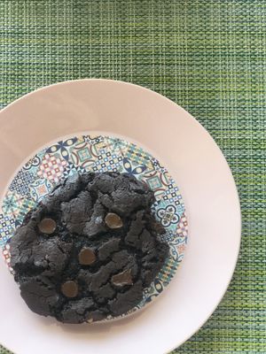 Chocolate cookie at Izzy's Market Vegetarian Boutique in Vila Do Bispo
