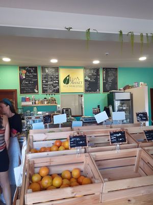 Interior at Izzy's Market Vegetarian Boutique in Vila Do Bispo