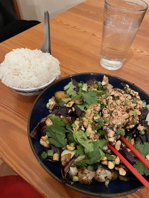 Veggie stir fry  at Landing House in Knoxville