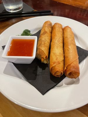 Spring rolls with beyond meat  at Landing House in Knoxville