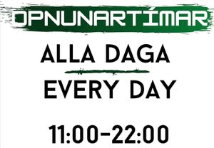 Opening hours at Junkyard in Reykjavik