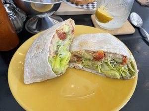 Vegan wrap   at Yah-Yah in Sayulita