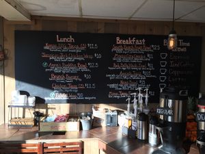 Some vegan options at Bagel Time Cafe in Wildwood