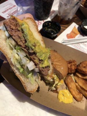 Nacho burger!  at Ole Red in Gatlinburg