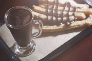Creamy drink made with chocolate and a mix of almond and hazelnut milks, served with The Boinatella syrup (hazelnut cream). at The Boinas in Sao Paulo