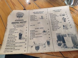 Menu at ROM Vegetarian Restaurant in Hoi An