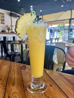 pineapple juice  at ROM Vegetarian Restaurant in Hoi An