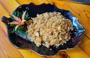 ROM Special Fried Rice at ROM Vegetarian Restaurant in Hoi An