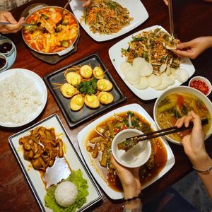 very nice foods at ROM Vegetarian Restaurant in Hoi An