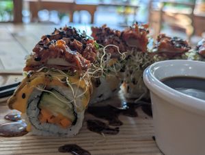 Sushi at Blooming Onion - Moctezuma in Guadalajara