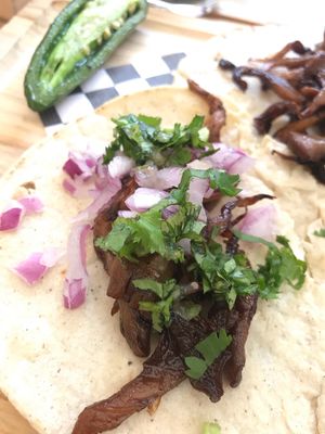 Taco de tripa at Blooming Onion - Moctezuma in Guadalajara