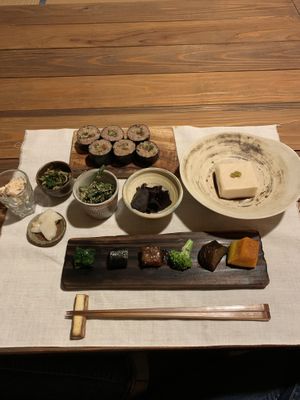 Part of Dinner Kaseki at Hiyoriya in Yakushima