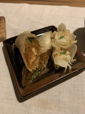 Spring Rolls (Dinner) at Hiyoriya in Yakushima