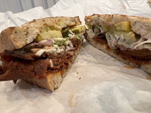 Unreal Reuben   at Mendocino Farms in San Ramon