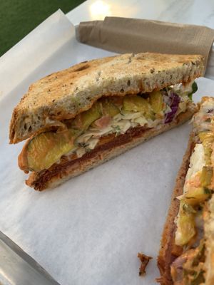 Unreal Rueben!! 😍 at Mendocino Farms in San Ramon