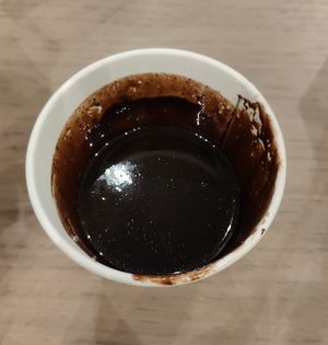 Vegan hot chocolate at Gelateria La Romana in Padua