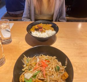 (mine is vegan, friends’ isnt)  at Ichiban in Glasgow