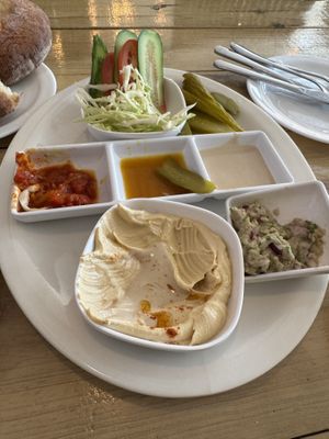  Humous Plate   at Falafel Bocas Sababa in Bocas Del Toro