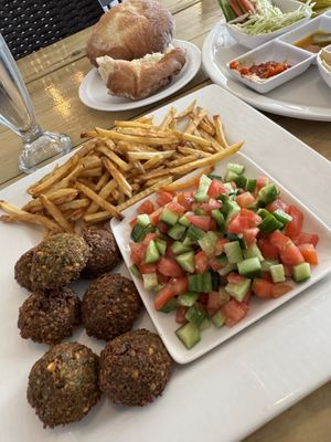 Falafel Plate  at Falafel Bocas Sababa in Bocas Del Toro