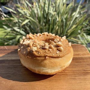 Peanut butter at Damn Vegan Doughnuts in Lisbon