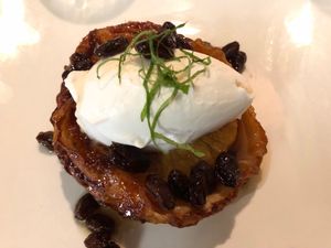 Mango fumble at Olive. in Wellington