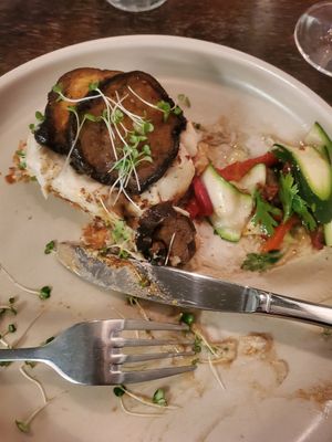 A quarter of the main meal at Olive. in Wellington