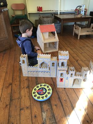 Kids play/dining area at Sustain Cafe in Lawson