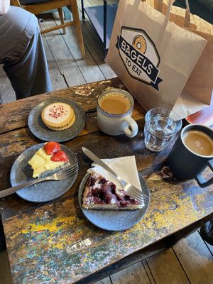 Delicious vegan cakes and coffee  at Kaffekilden in Roskilde