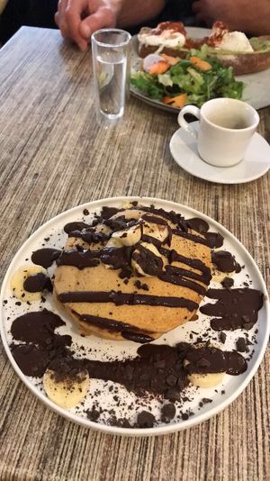 vegan monkey pancakes at Preps in Maastricht