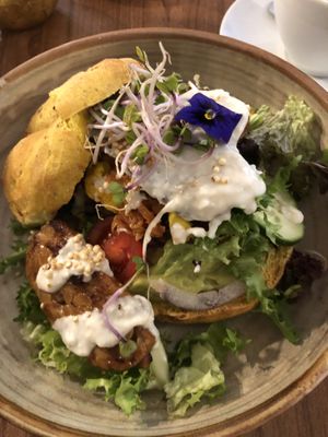 Tempeh Bagel  at Preps in Maastricht