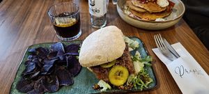 Vegan burger at Preps in Maastricht