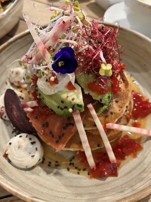 Savory pancakes!   at Preps in Maastricht