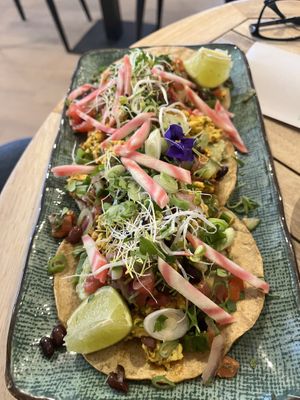 Breakfast tacos  at Preps in Maastricht