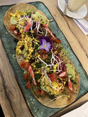 Breakfast tacos!   at Preps in Maastricht