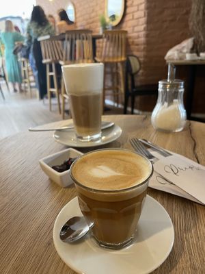 Flat white oat   at Preps in Maastricht