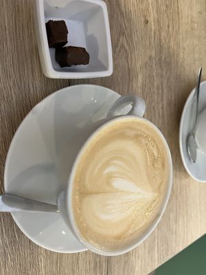 Oat milk Cappuccino   at Preps in Maastricht