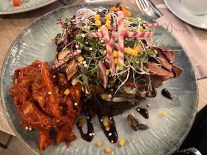 Seasonal pumpkin toast  at Preps in Maastricht