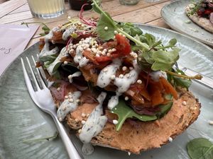 Vegan salmonn  at Preps in Maastricht