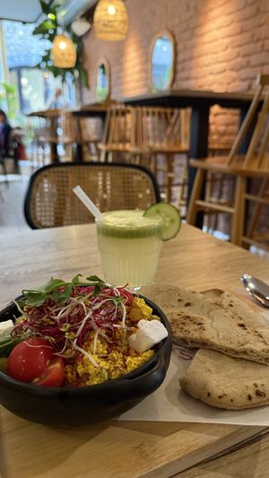 Green shakshuka  at Preps in Maastricht