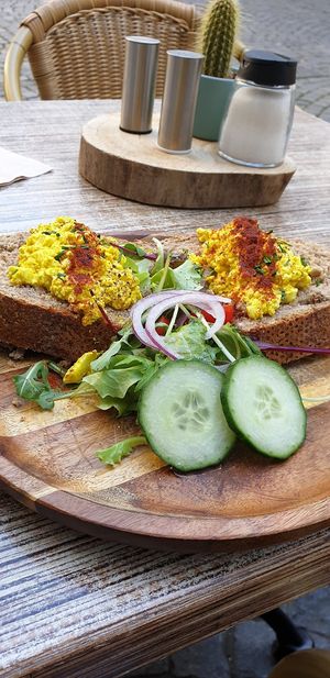 Scrambled tofu at Preps in Maastricht